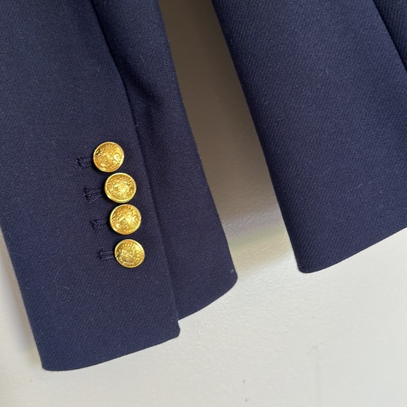 Express Double Breasted Blazer - Navy - 00 - Picture 10 of 16